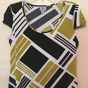 Worthington | Geometric Dress Shirt